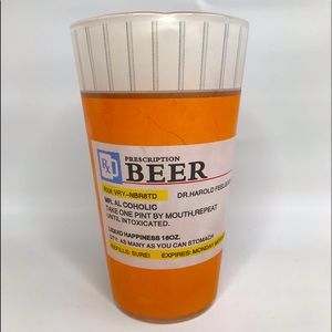 Vintage Novelty Glass Gag/Humorous Gift/Gift for Him/Great Gift for Legal Agers